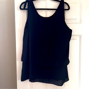 City Chic Tie Sleeve Layered Camisole